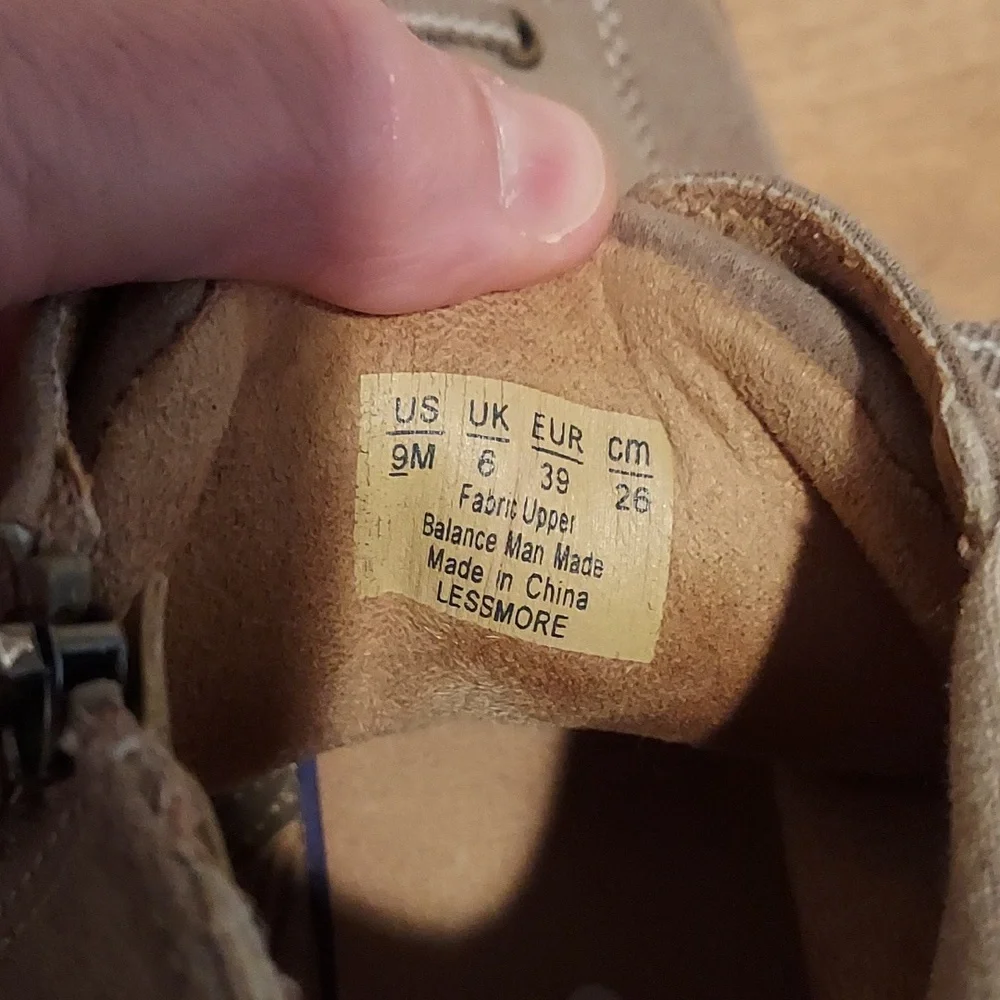 Womens Dr. Scholl's Tan Lace-Up Boots - Picture 6 of 6